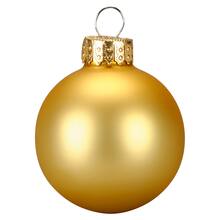 Gl Ornaments 10ct Matte Gold Gl Ornaments By Ashland